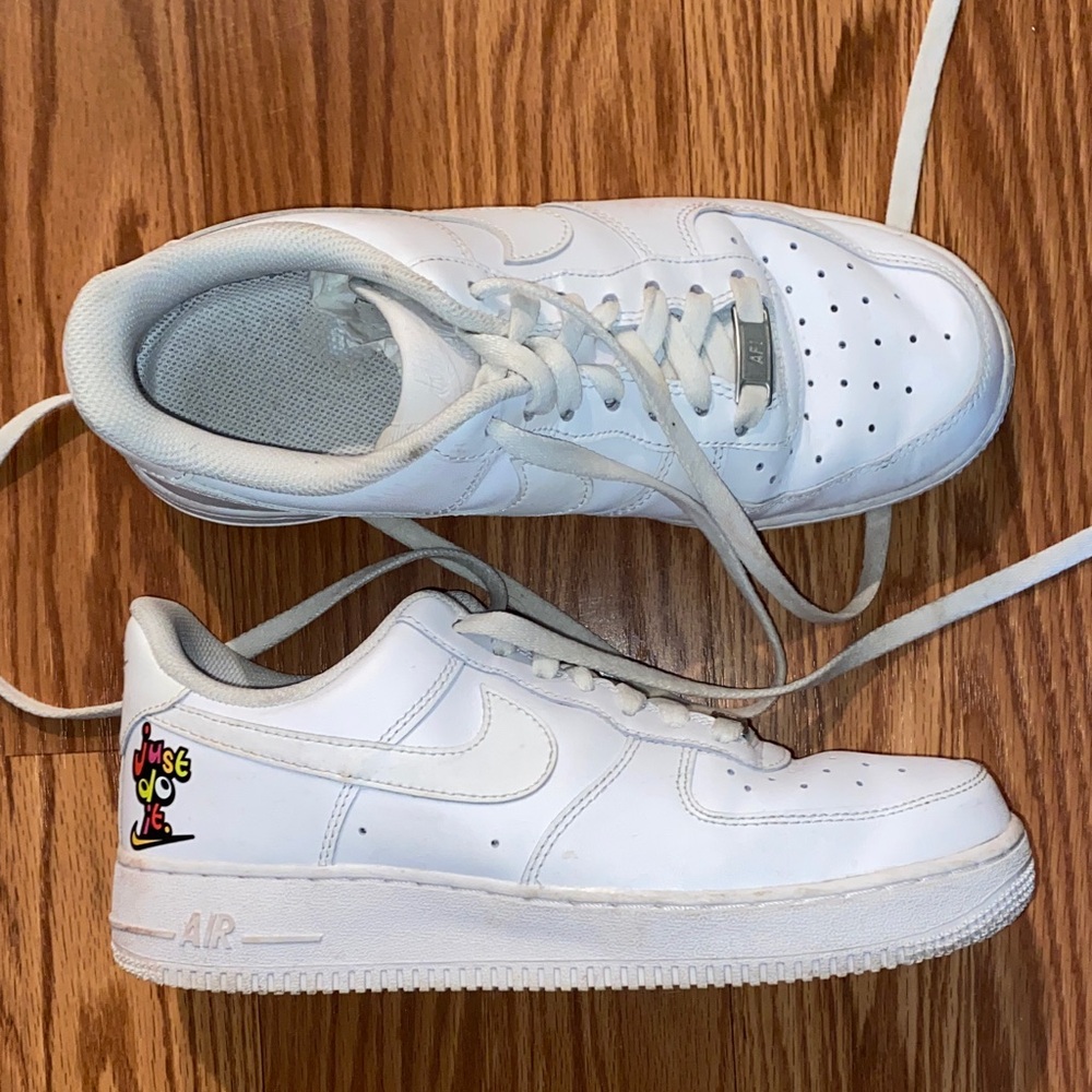 Nike Air Force 1 White with Graphic